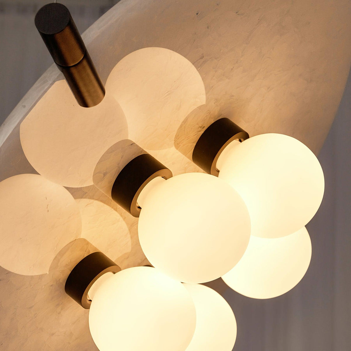 Imirila ronde hanglamp van glas