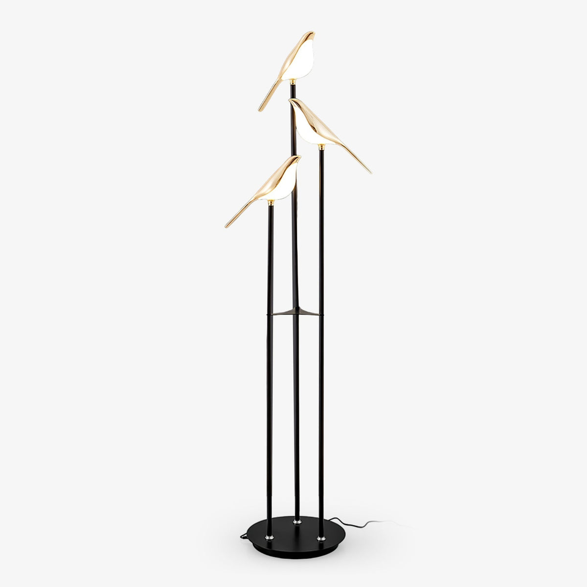 Vont Art Deco messing vloerlamp