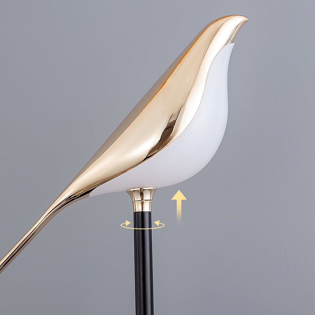 Vont Art Deco messing vloerlamp