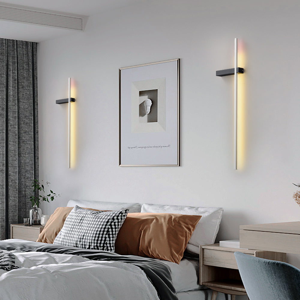Edge Industriele LED Wandlamp Wit/Zwart/Rood Woon/Slaapkamer Metaal&Acryl