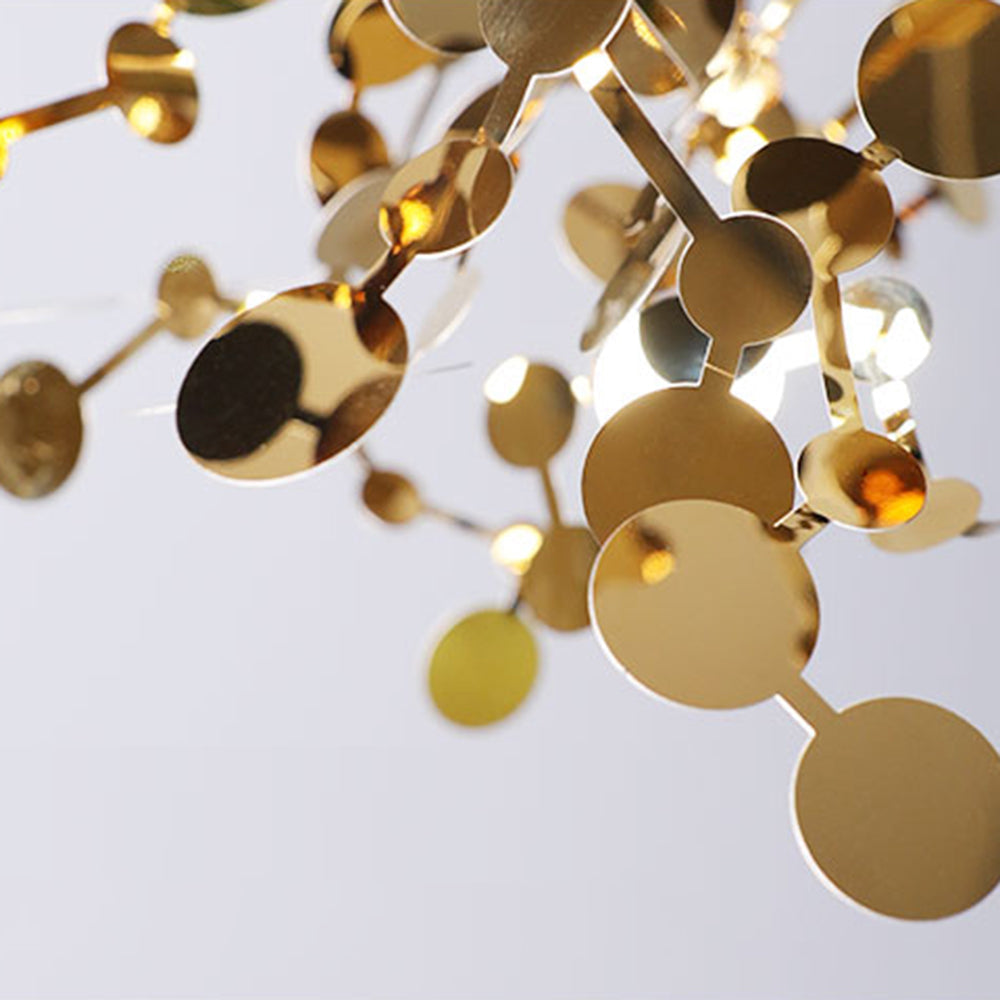 Olivia Design Vuurwerk LED Hanglamp Metaal Goud/Zilver Slaap/Woon/Eetkamer