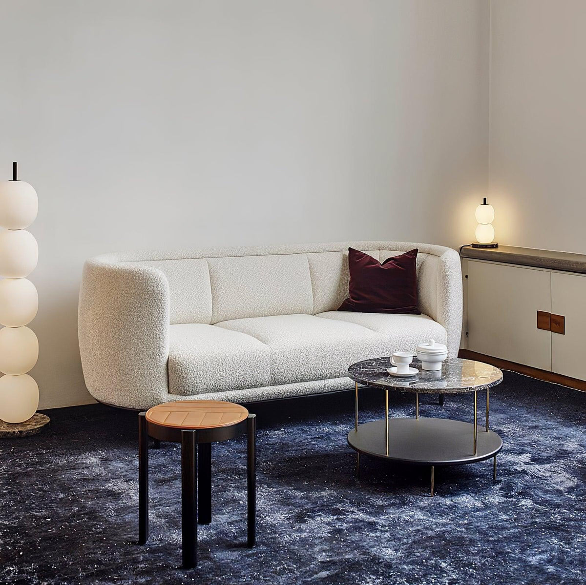 Olive Moderne tafellamp van marmer