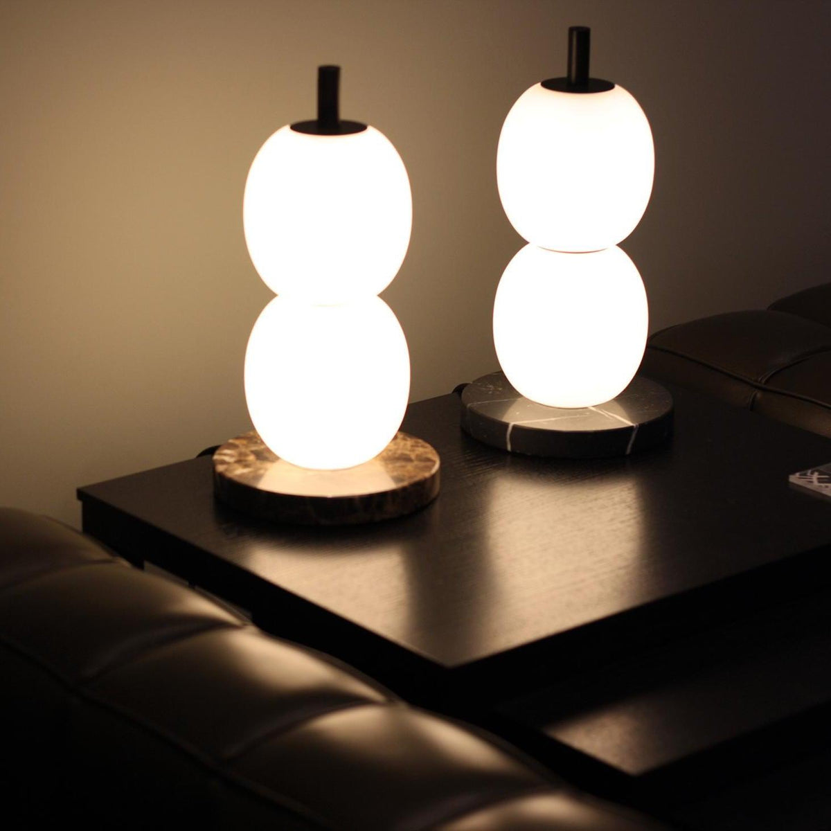 Olive Moderne tafellamp van marmer