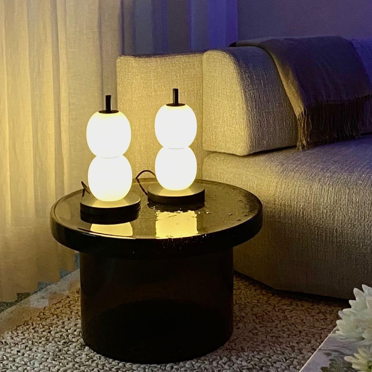 Olive Moderne tafellamp van marmer