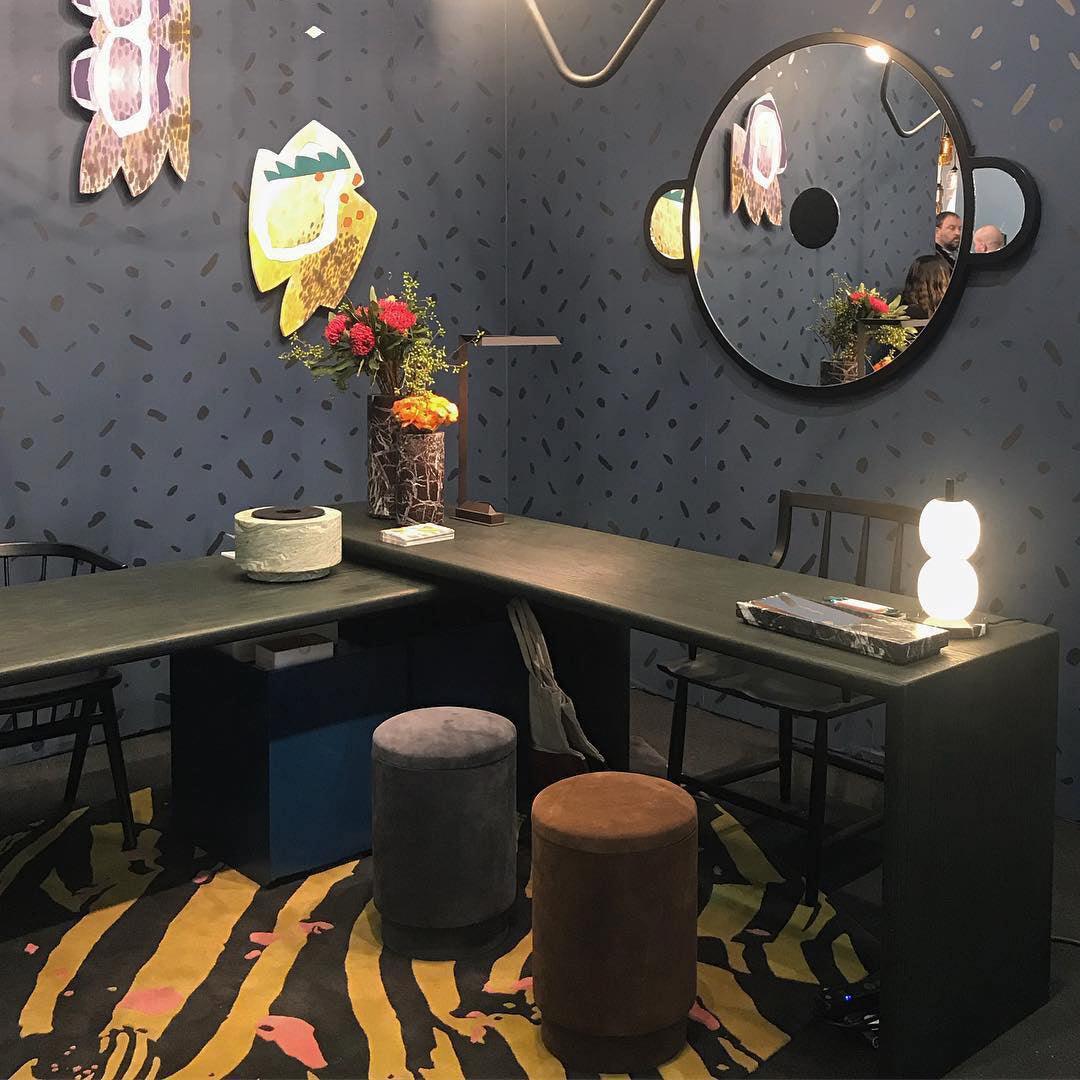 Olive Moderne tafellamp van marmer