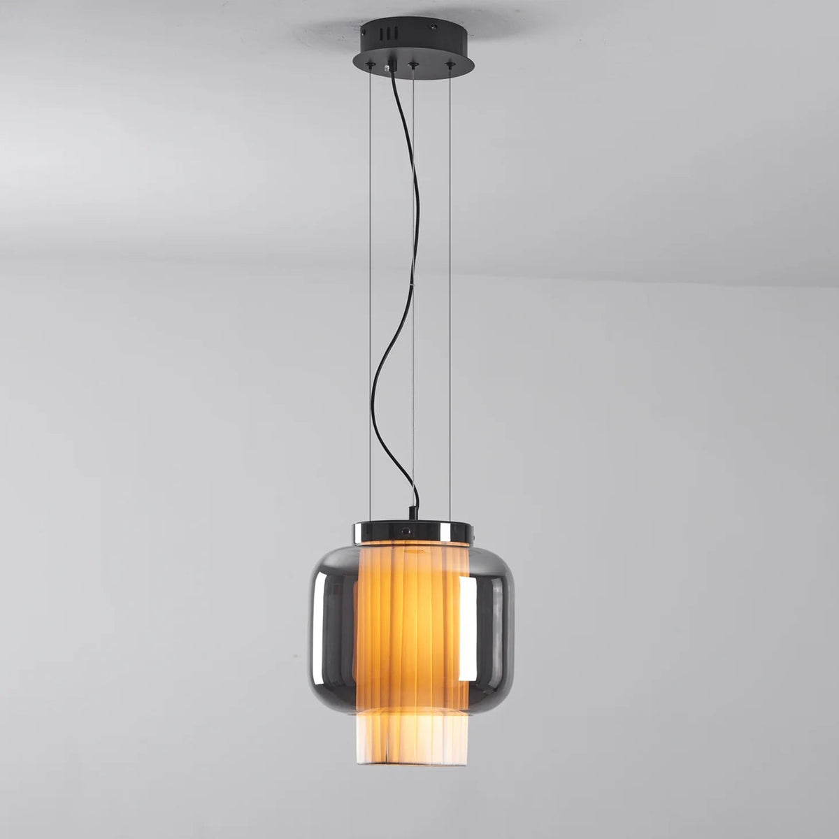 Auren Moderne hanglamp van glas