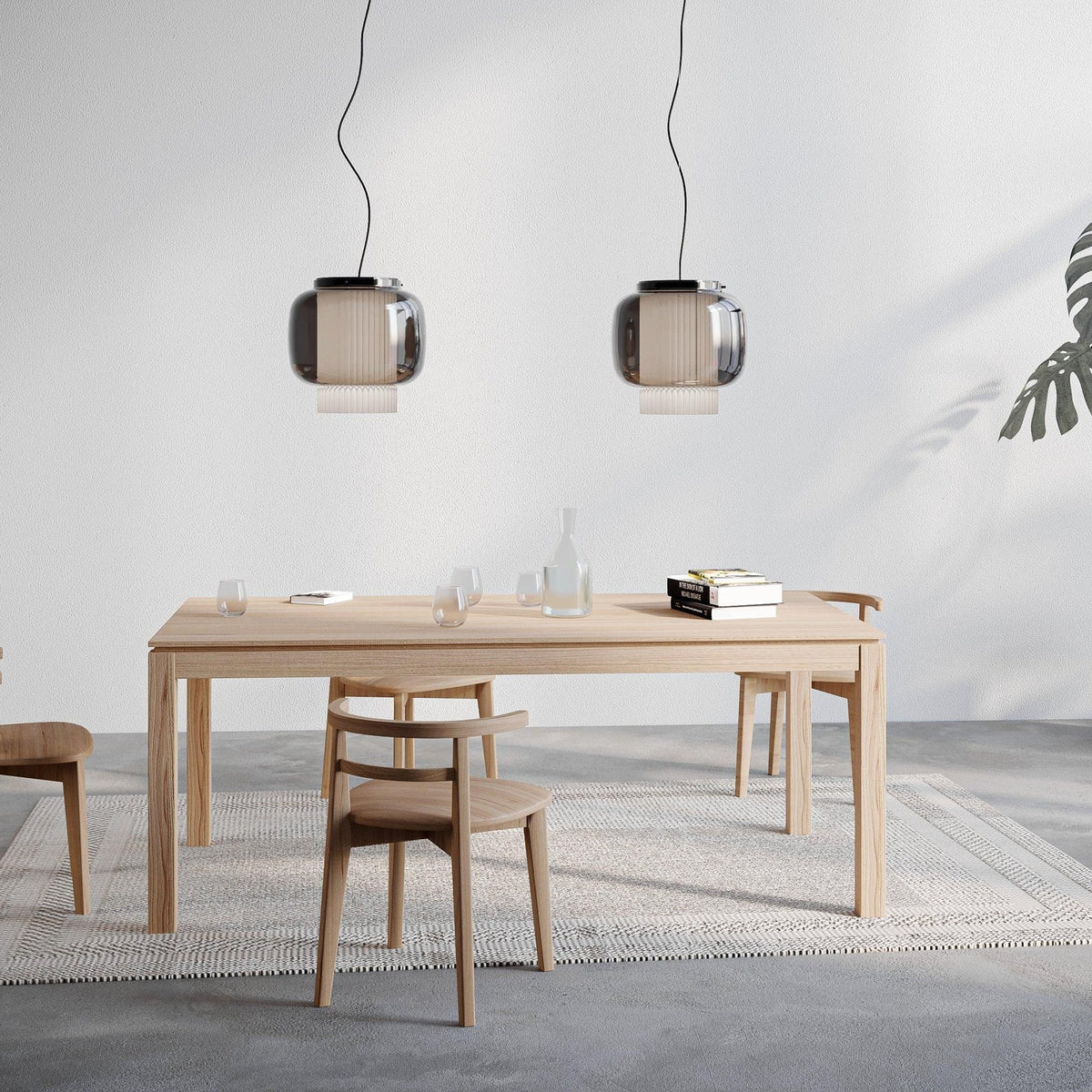 Auren Moderne hanglamp van glas