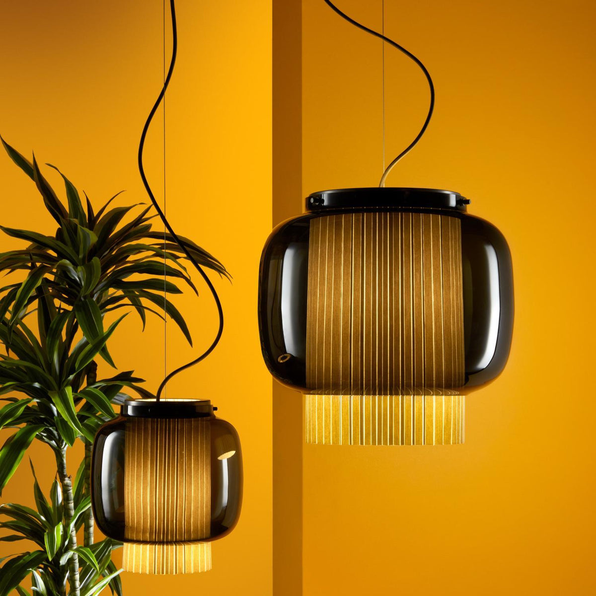 Auren Moderne hanglamp van glas