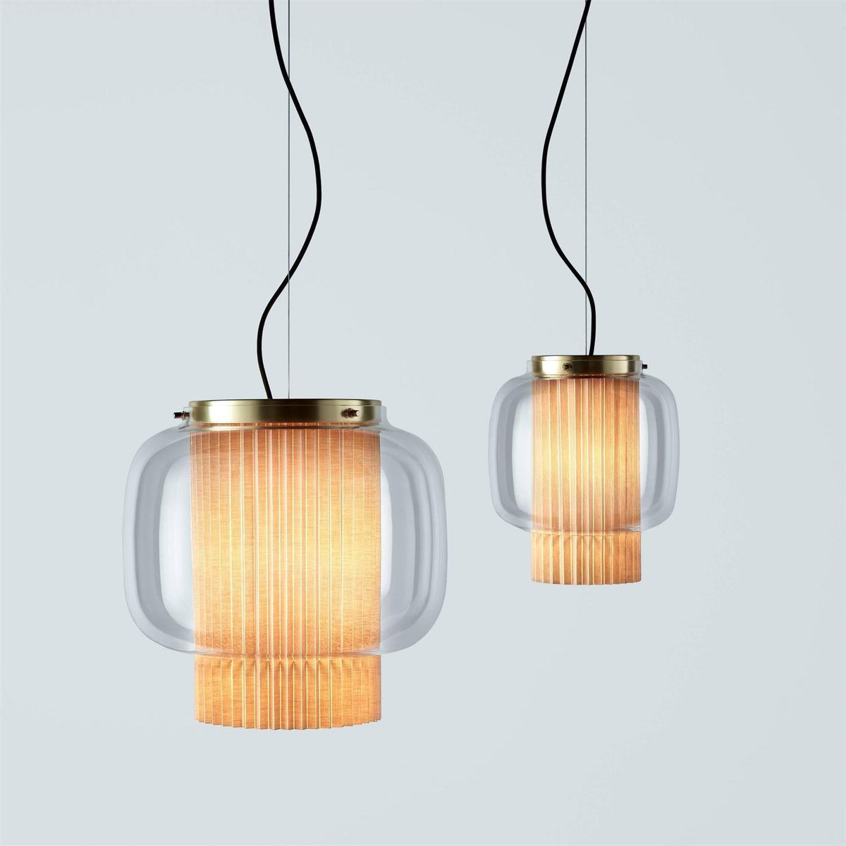 Auren Moderne hanglamp van glas