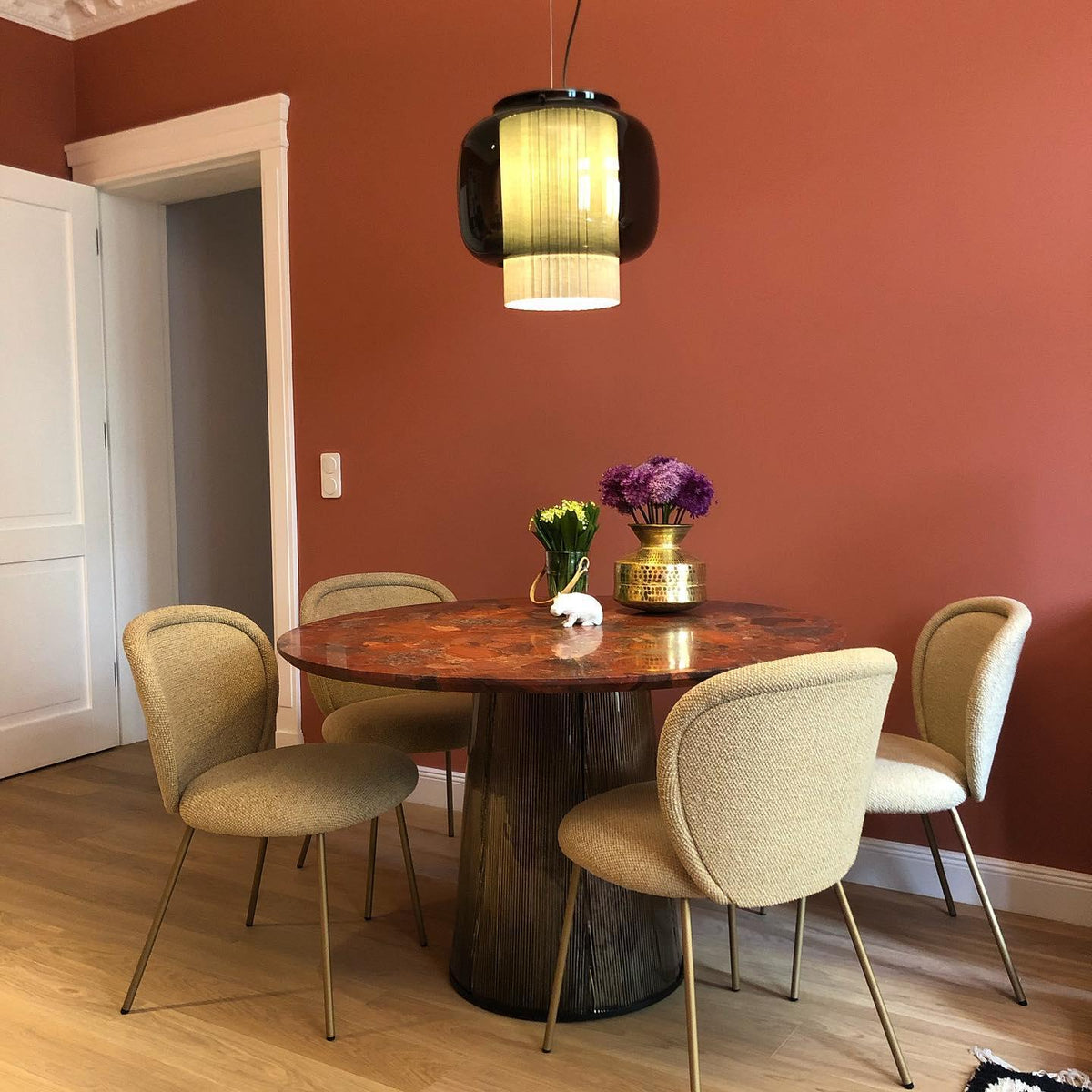 Auren Moderne hanglamp van glas