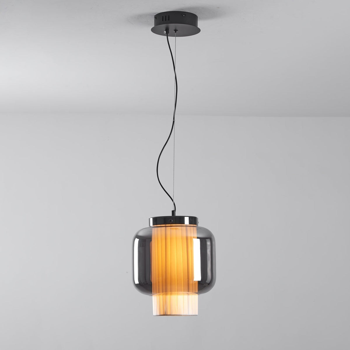 Auren Moderne hanglamp van glas
