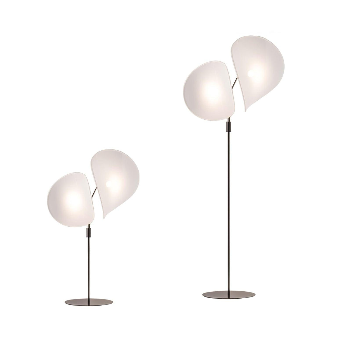 Linivora Moderne vloerlamp van stof