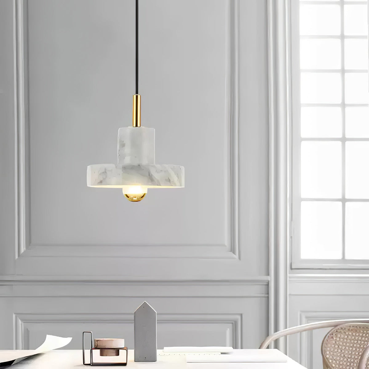 Cunorora Premium Noordse kunst Aura marmer hanglamp