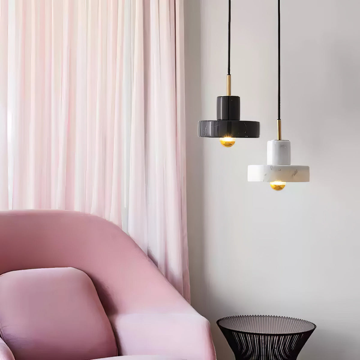 Cunorora Premium Noordse kunst Aura marmer hanglamp