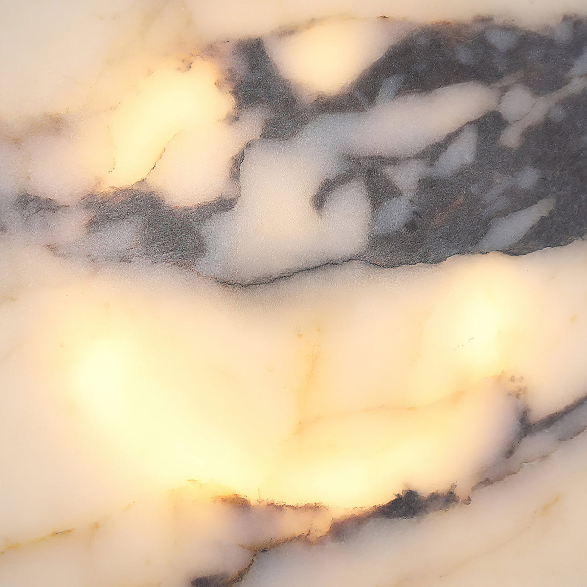 Selielle ronde marmeren plafondlamp
