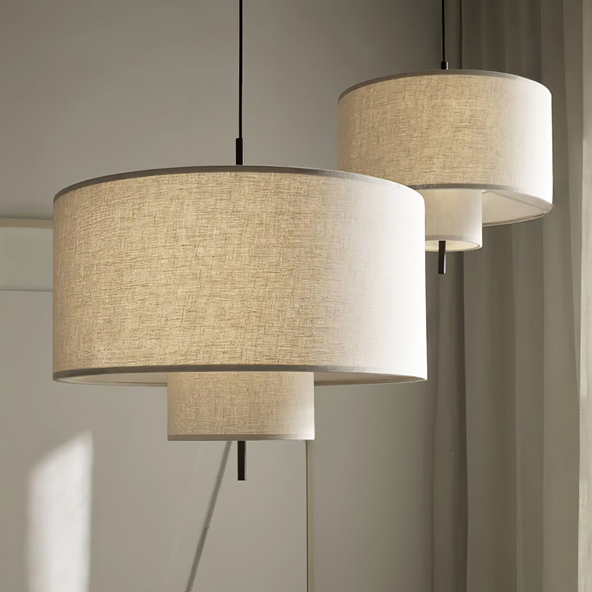 Ulphaa Moderne minimalistische hanglamp van stof