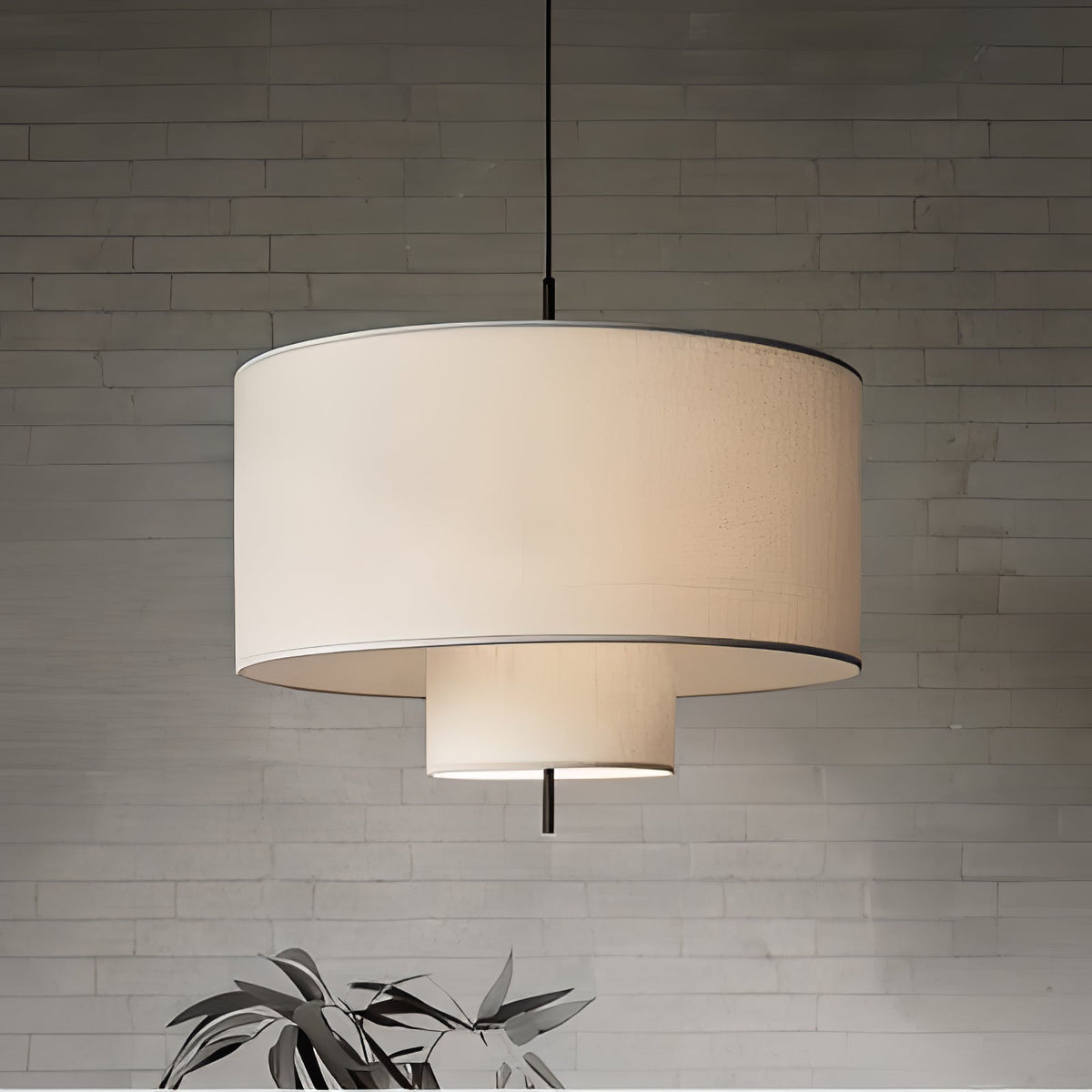 Ulphaa Moderne minimalistische hanglamp van stof