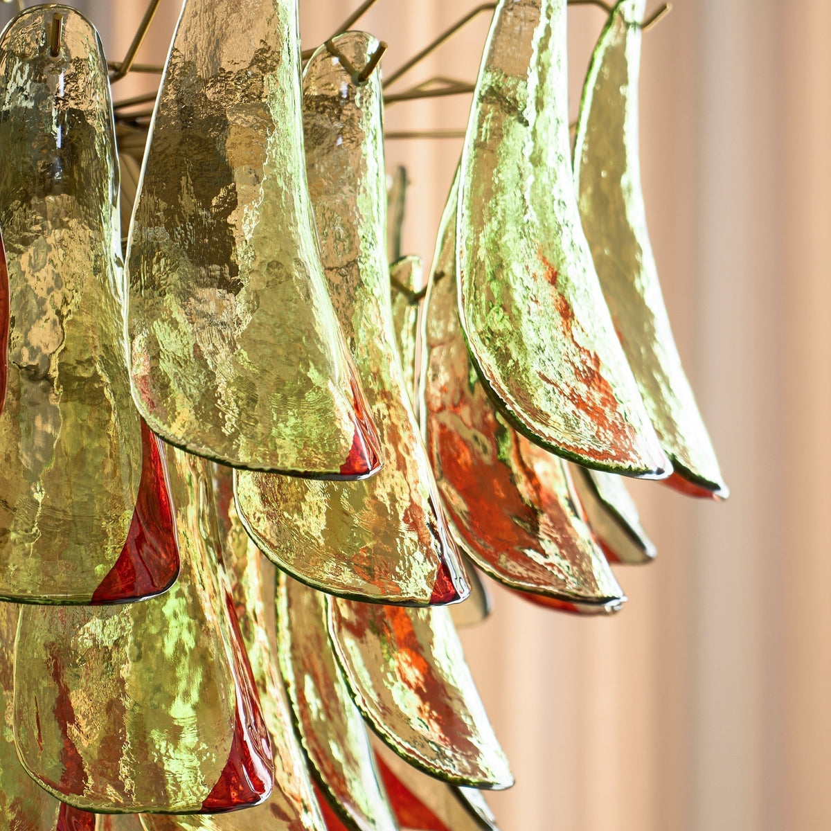 Celoraria Kroonluchter Murano-glas Bloemblaadjes Elegante