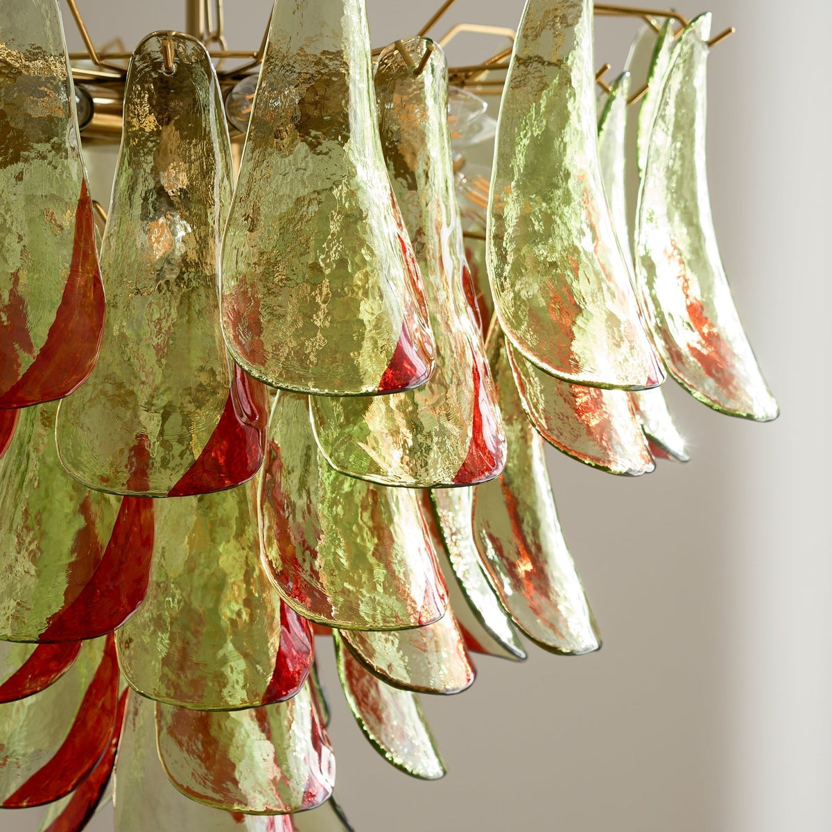 Celoraria Kroonluchter Murano-glas Bloemblaadjes Elegante