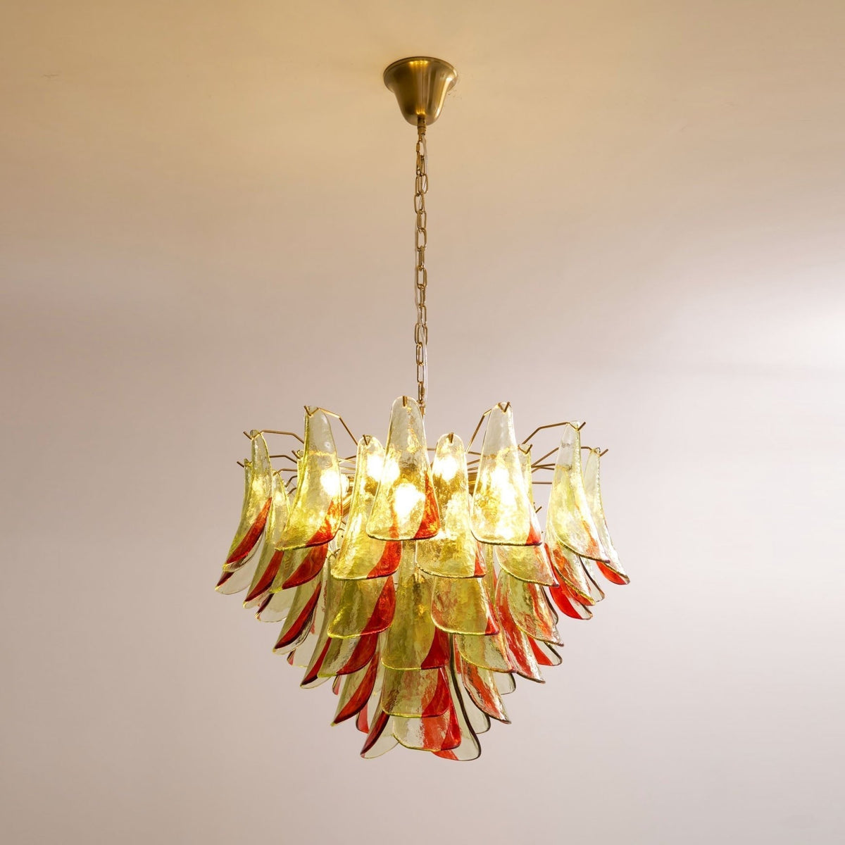 Celoraria Kroonluchter Murano-glas Bloemblaadjes Elegante