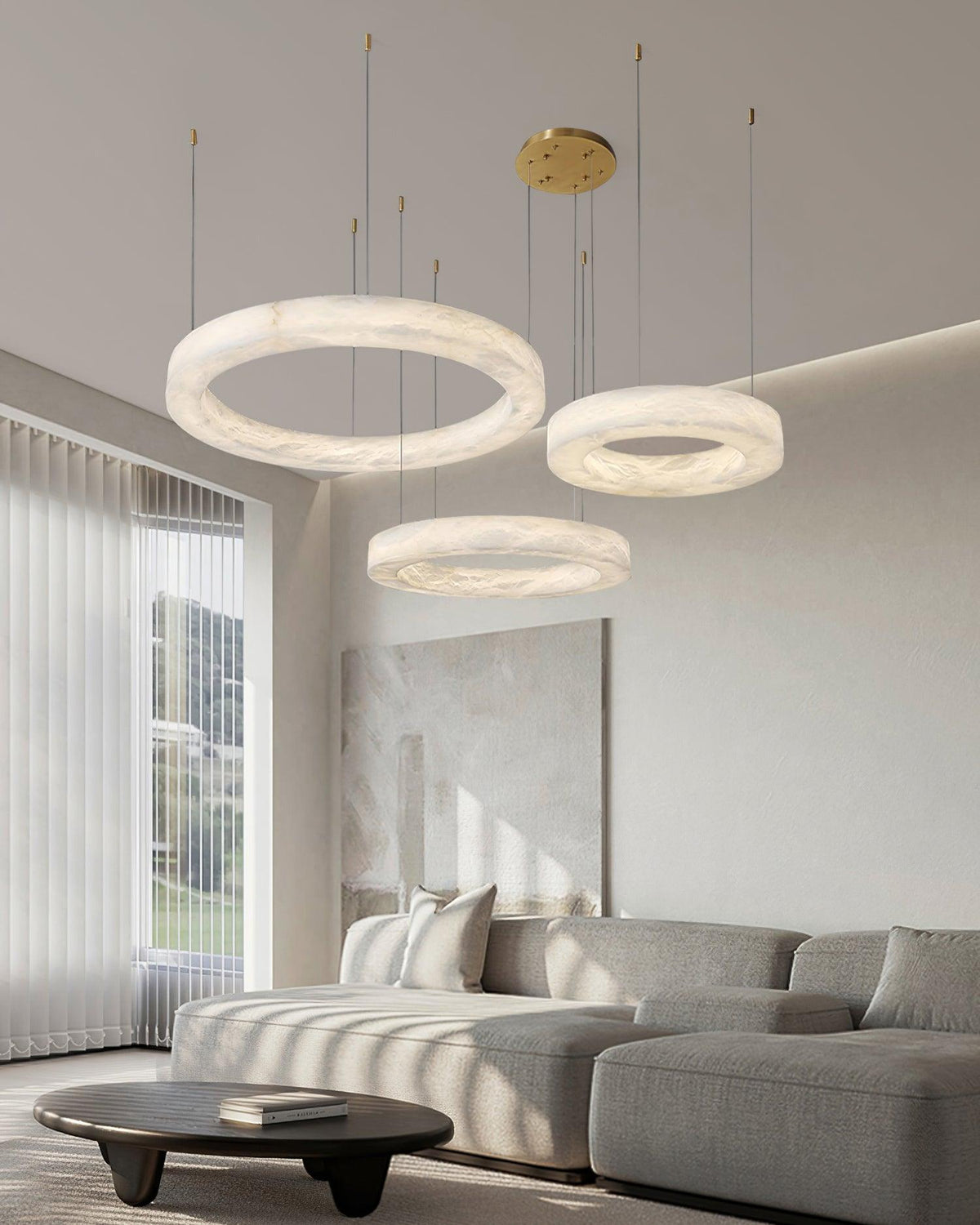 Vaelen hanglamp albast