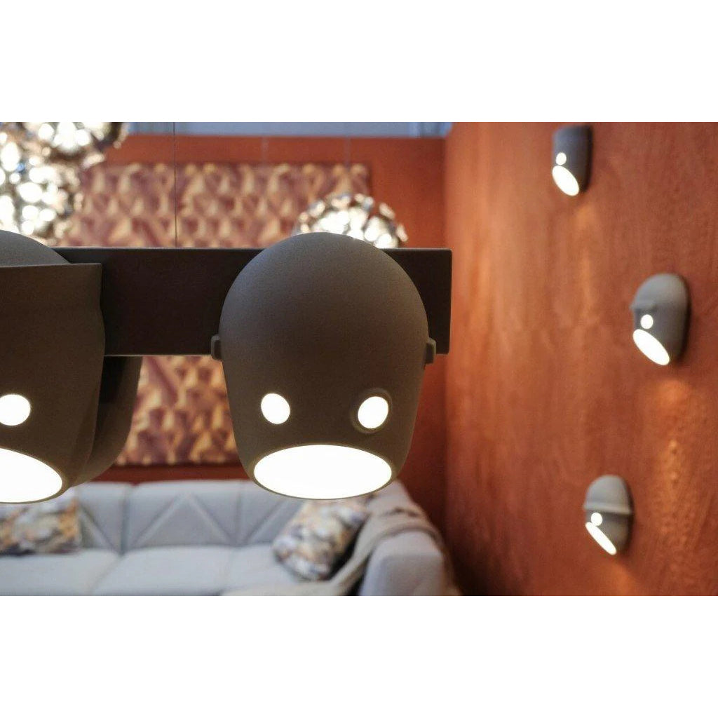 Mask wandlamp van hars