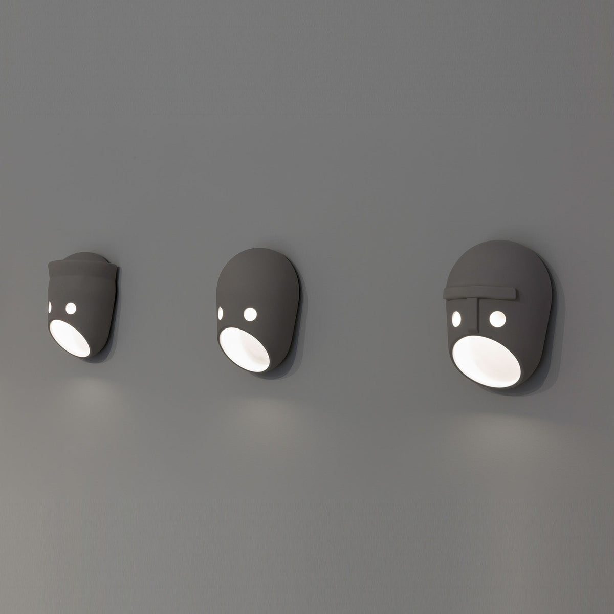 Mask wandlamp van hars