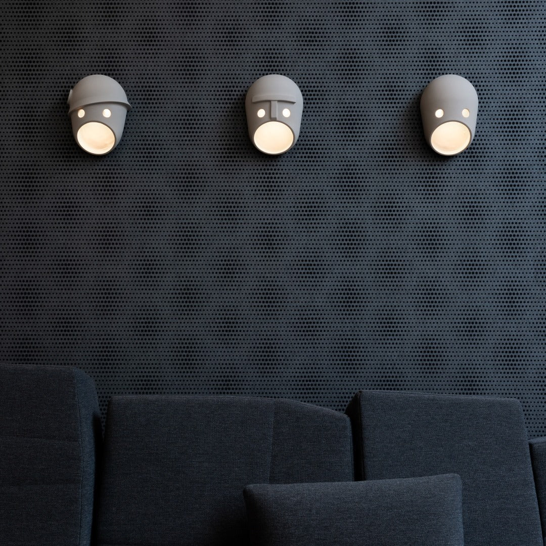 Mask wandlamp van hars
