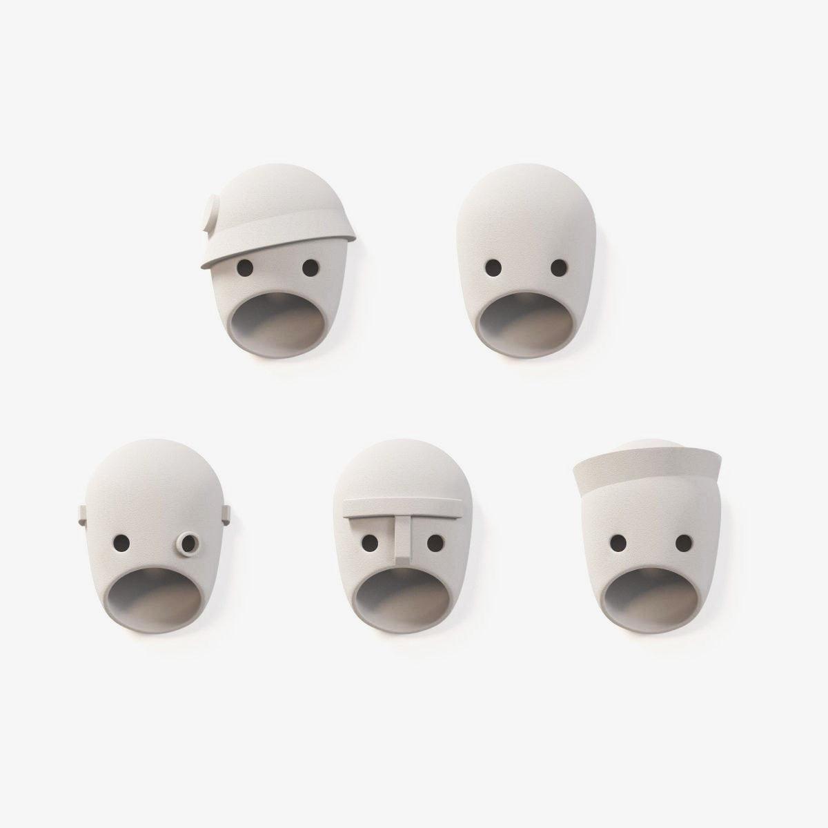 Mask wandlamp van hars
