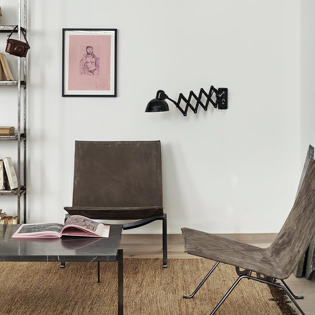 Lembix verstelbare wandlamp met veer