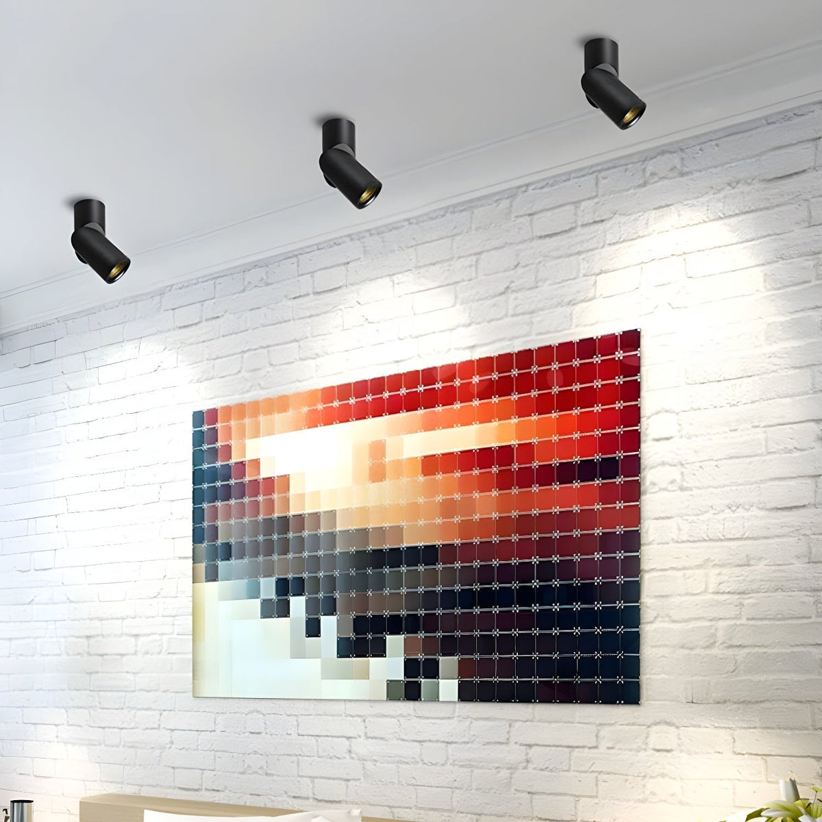 Ivinir moderne minimalistische plafondlamp met draaibare oppervlakte