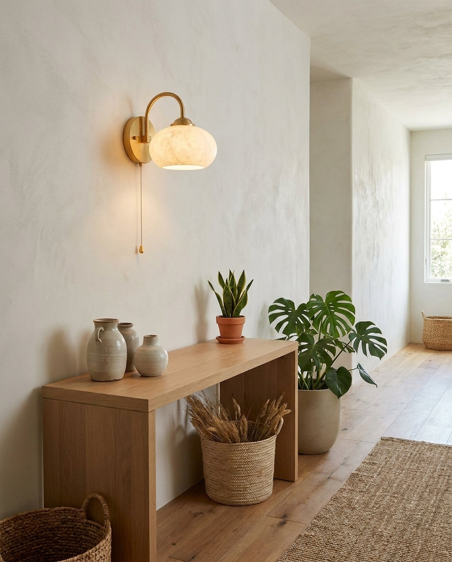 Lintonmont Albasten wandlamp