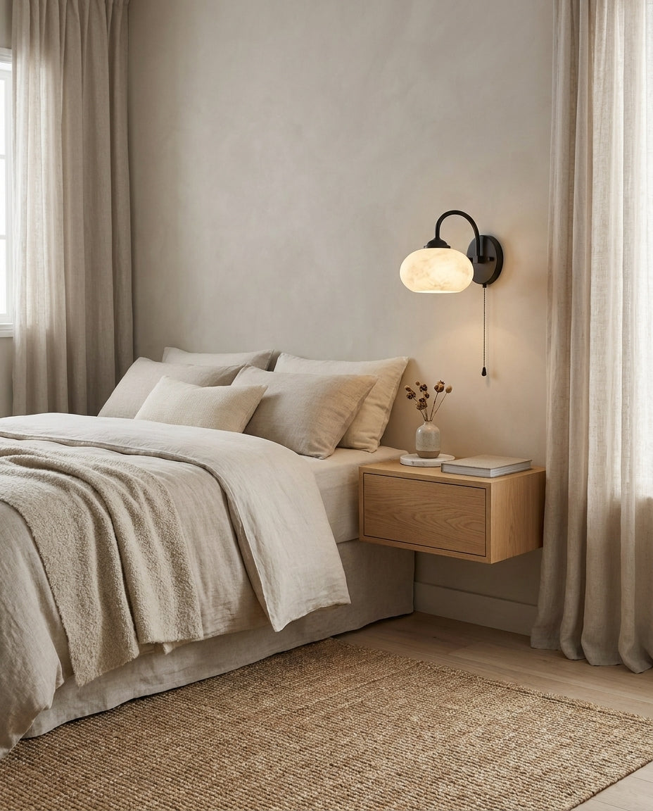 Lintonmont Albasten wandlamp
