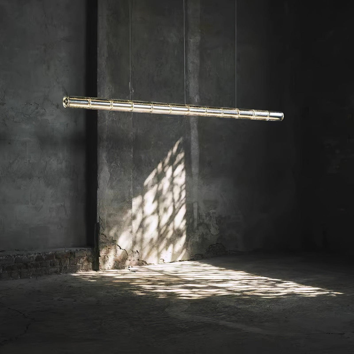 Karoa lineaire hanglamp met matglas