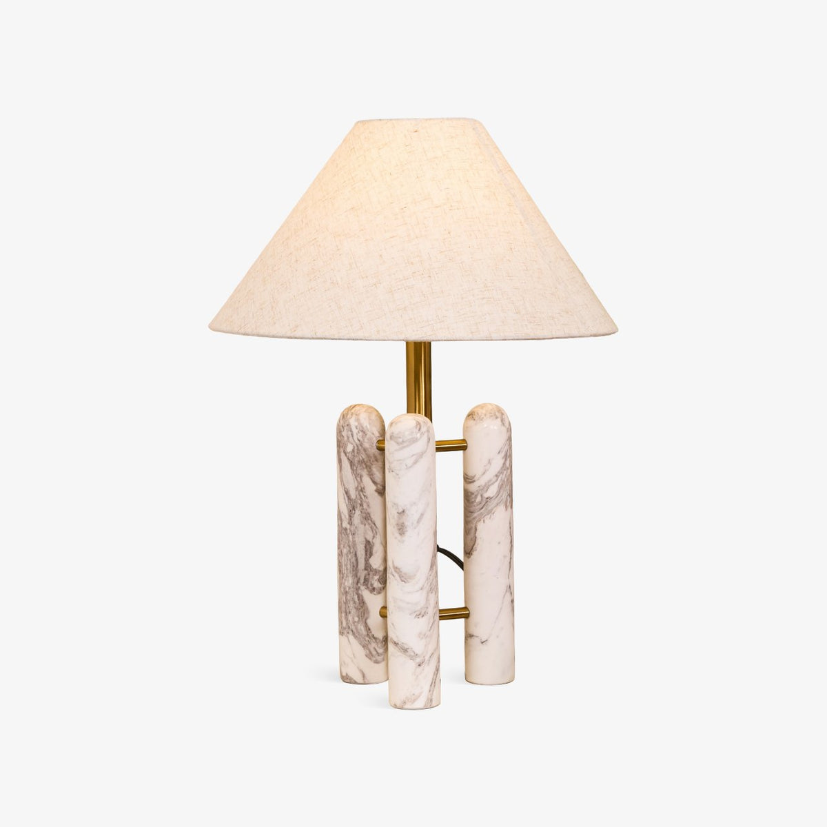 Trio marmeren moderne tafellamp