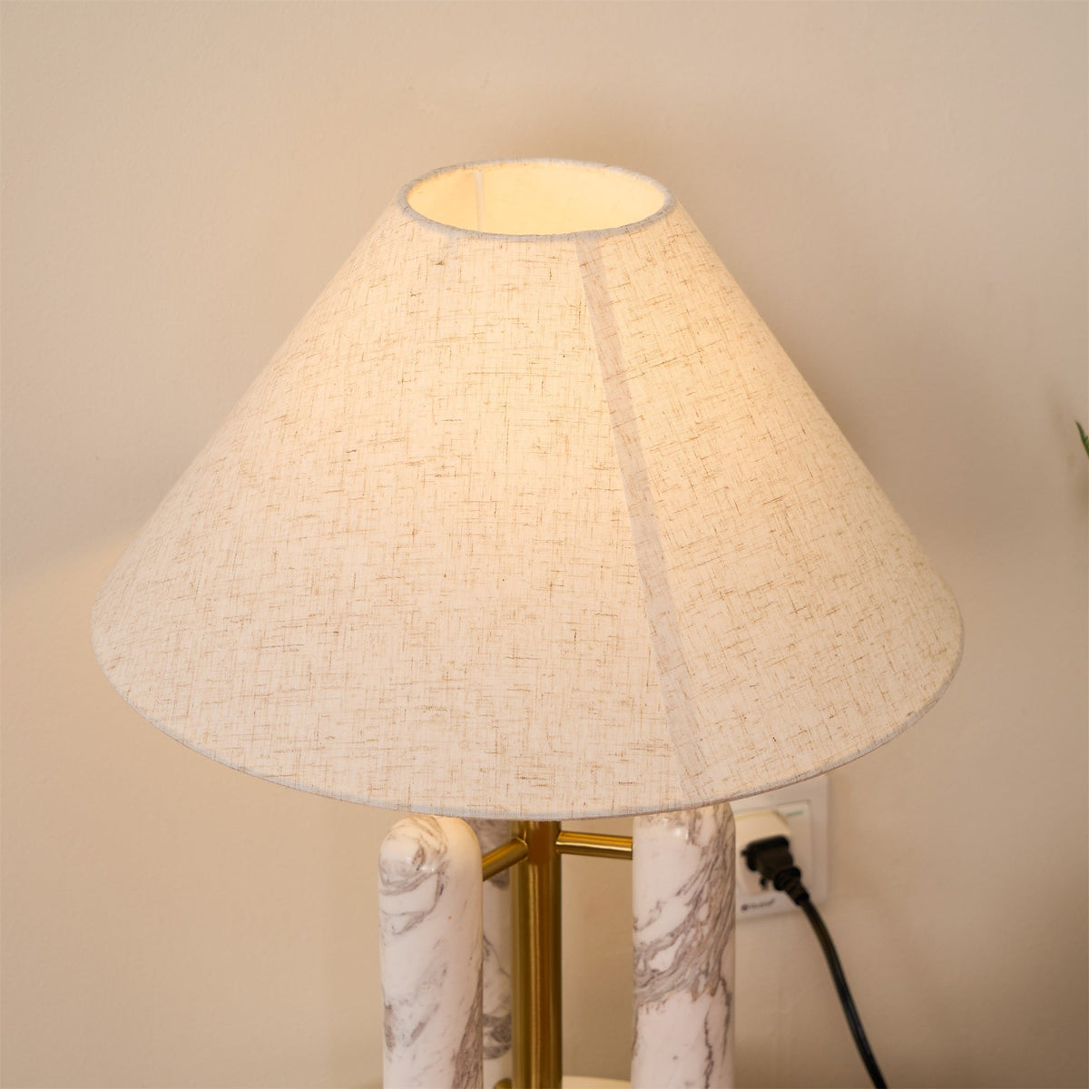 Trio marmeren moderne tafellamp