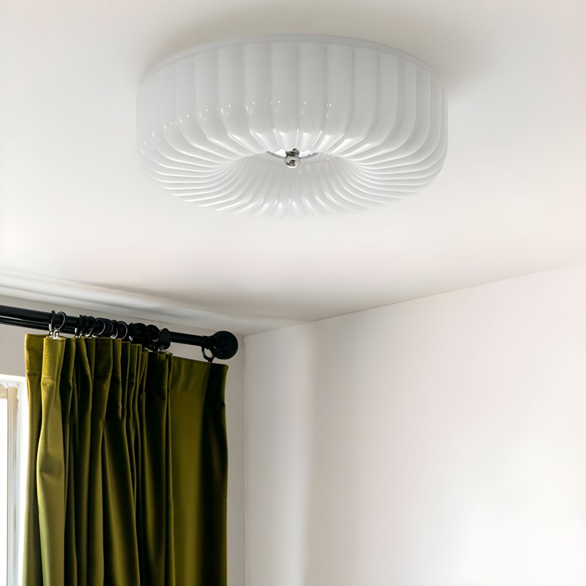 Quinn Modern LED Glas Plafondlamp Slaapkamer Woonkamer