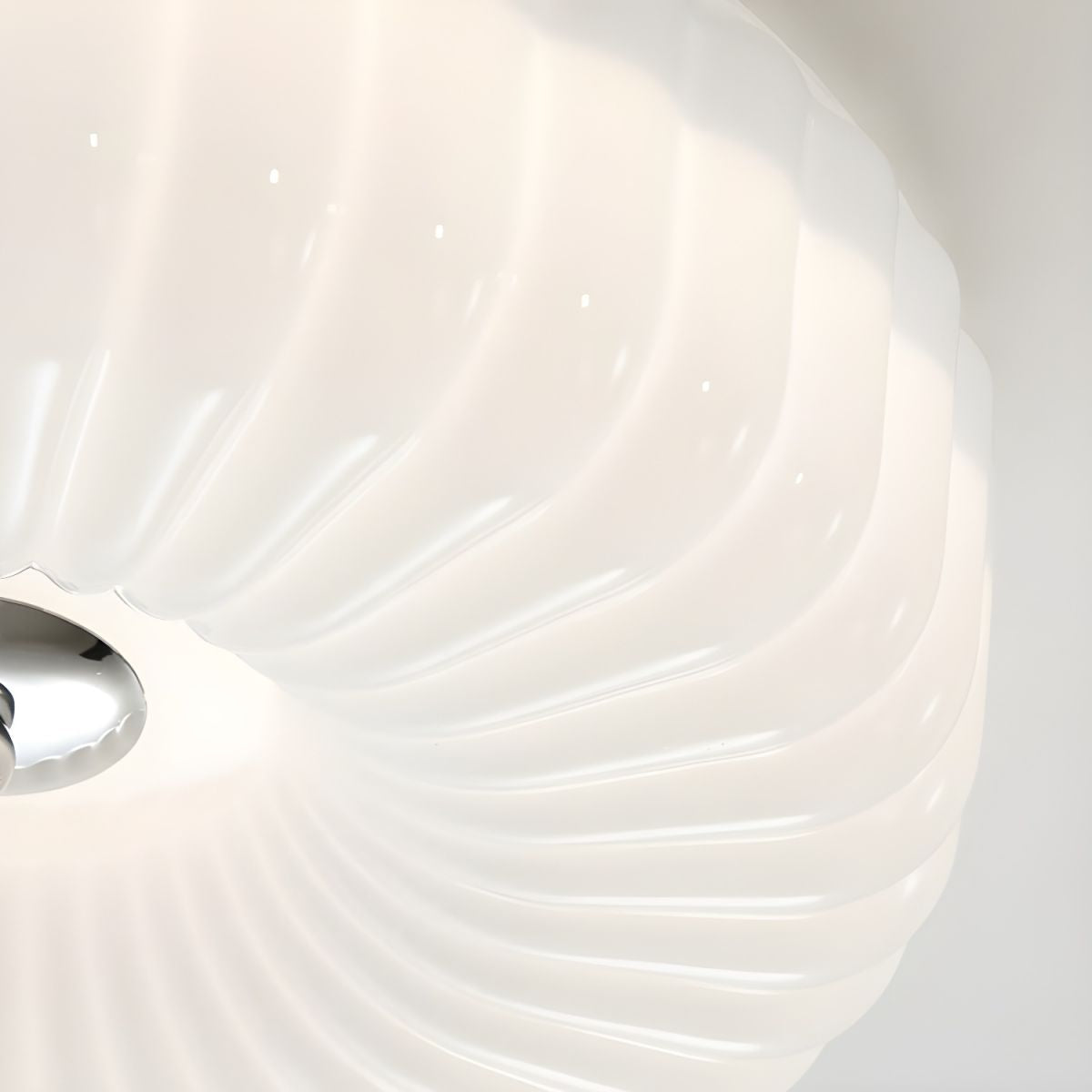 Quinn Modern LED Glas Plafondlamp Slaapkamer Woonkamer