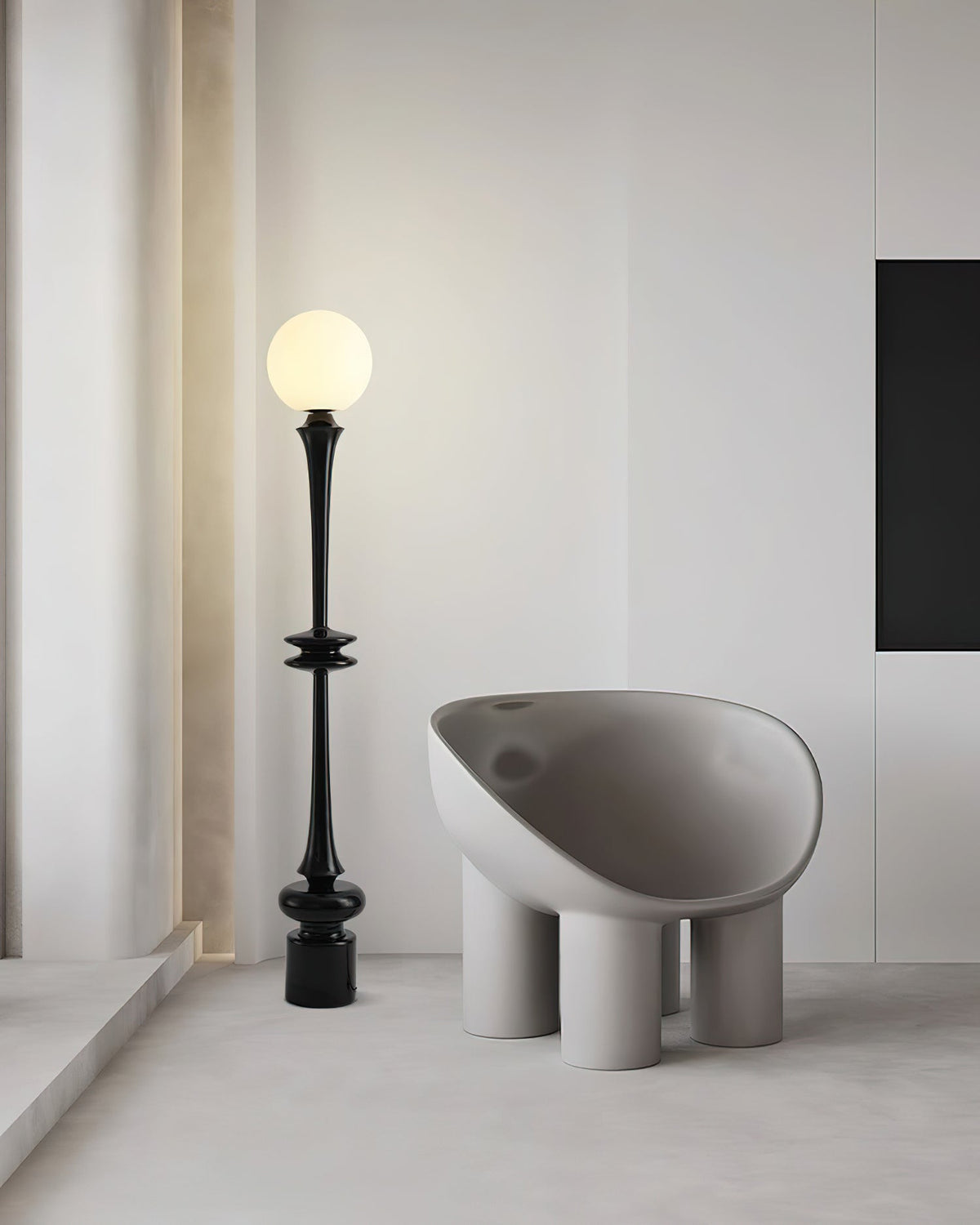 Spindle vloerlamp