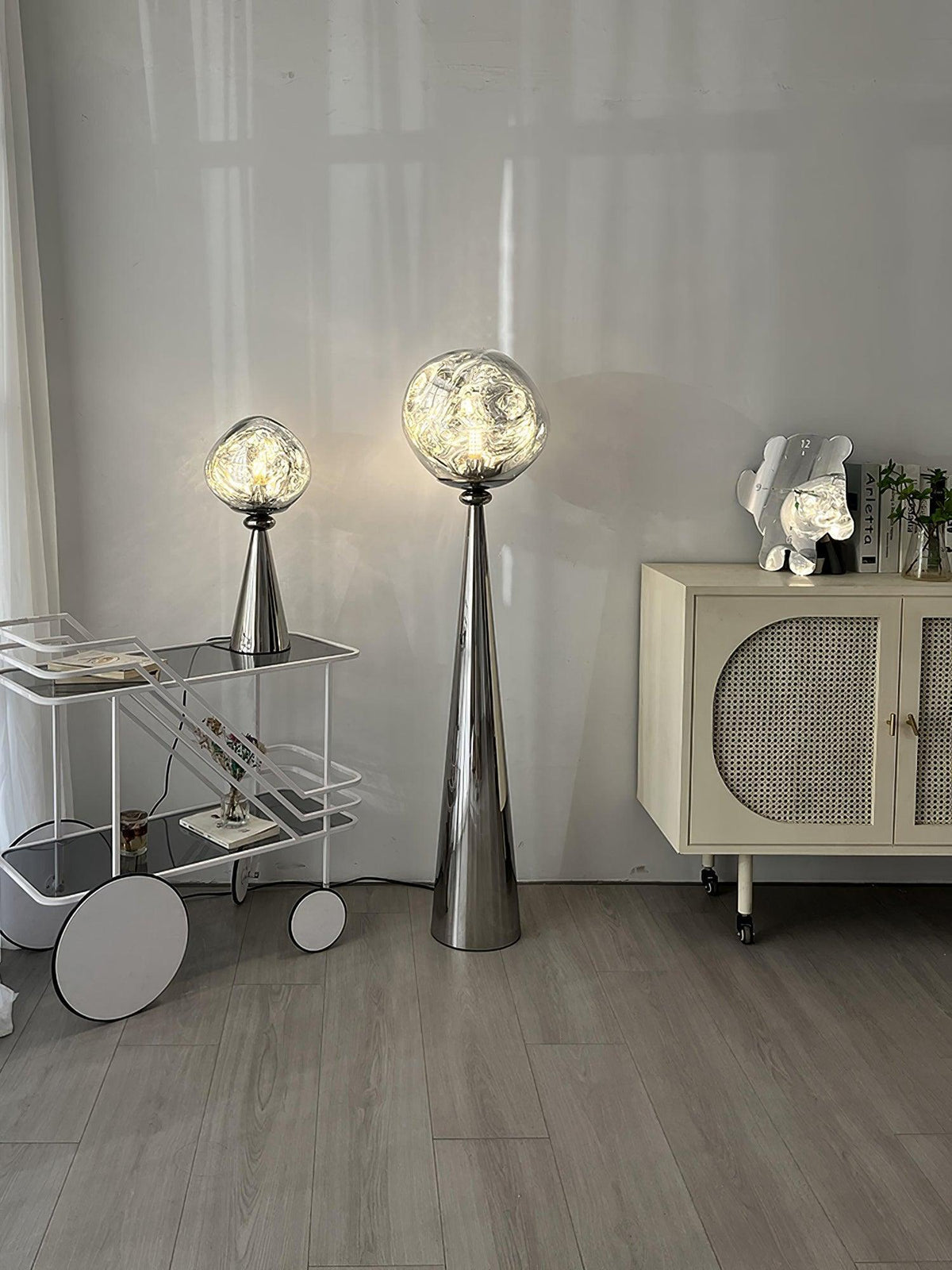 Ovexin Grijs eigentijdse vloerlamp
