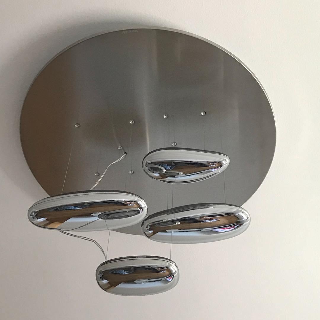 Feririan plafondlamp aluminium kiezels