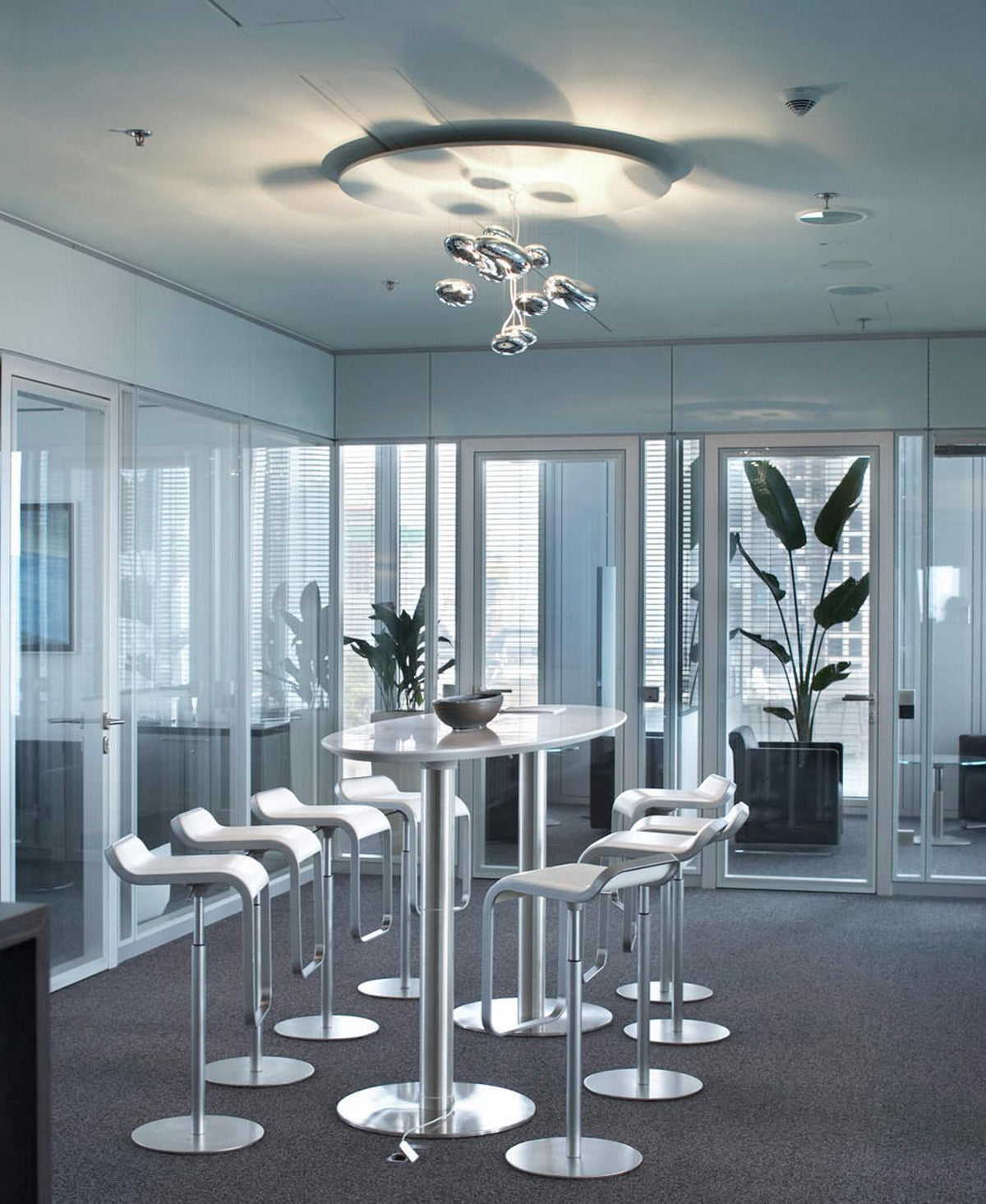 Feririan plafondlamp aluminium kiezels