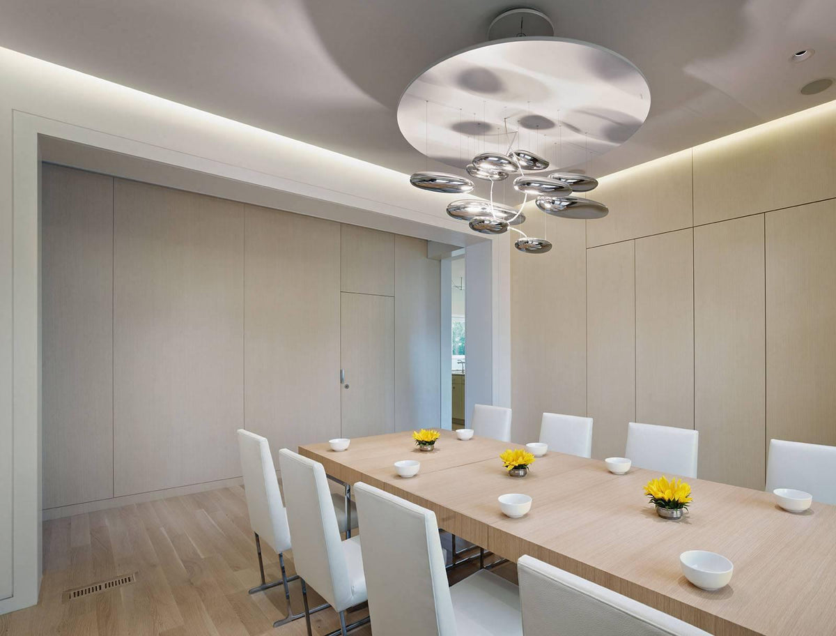 Feririan plafondlamp aluminium kiezels