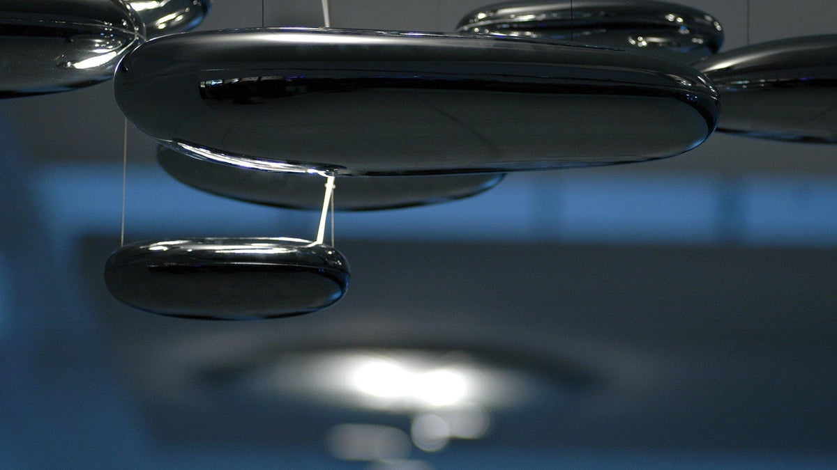 Feririan plafondlamp aluminium kiezels