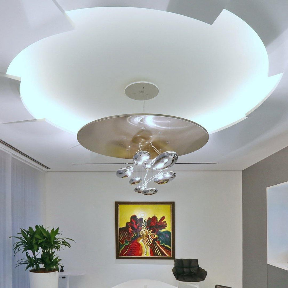 Feririan plafondlamp aluminium kiezels