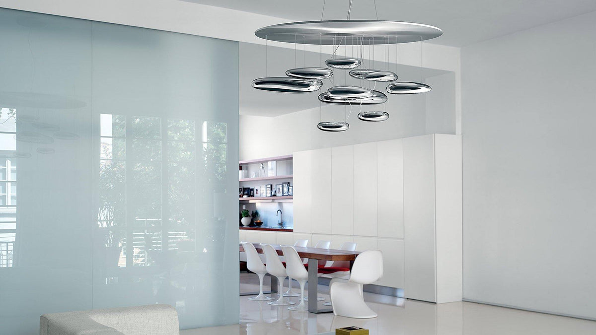 Feririan plafondlamp aluminium kiezels
