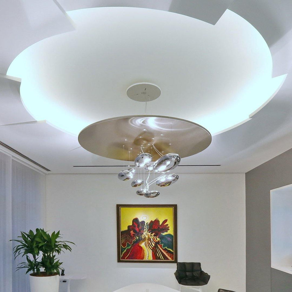 Feririan plafondlamp aluminium kiezels