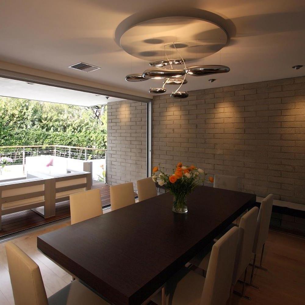 Feririan plafondlamp aluminium kiezels
