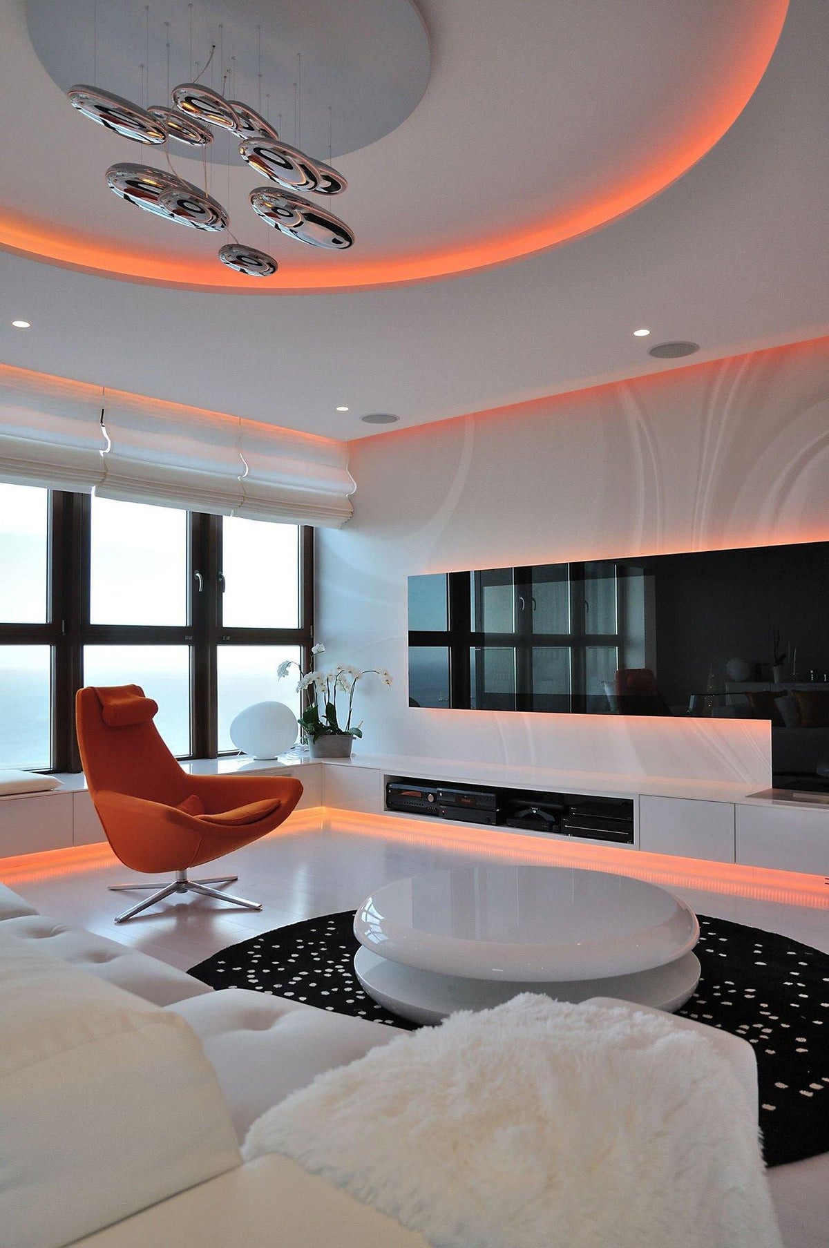 Feririan plafondlamp aluminium kiezels