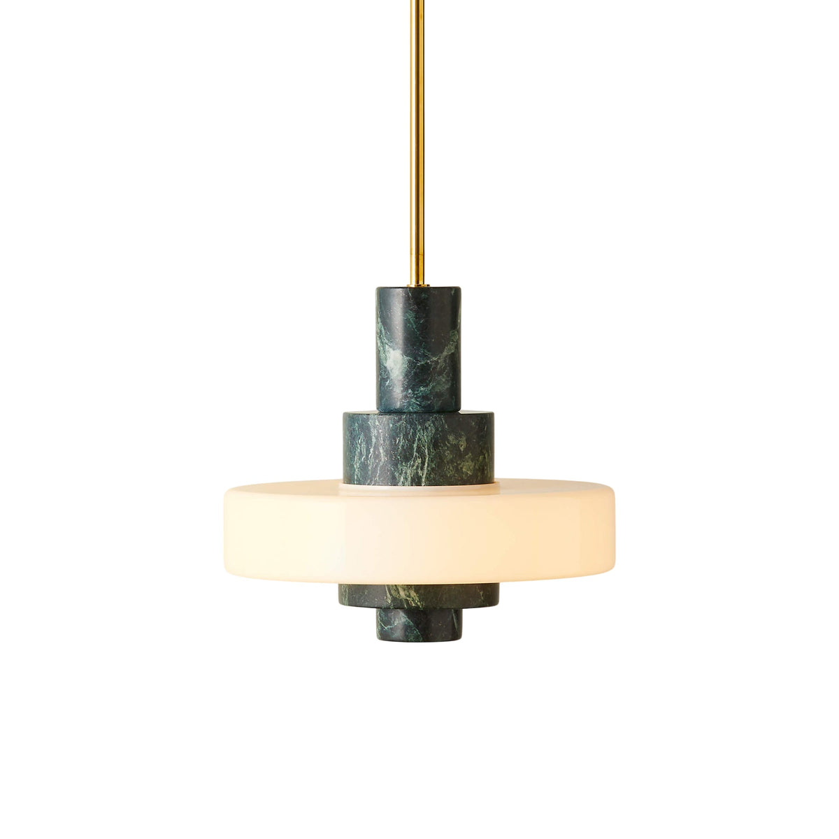 Mercury hanglamp met groen marmer
